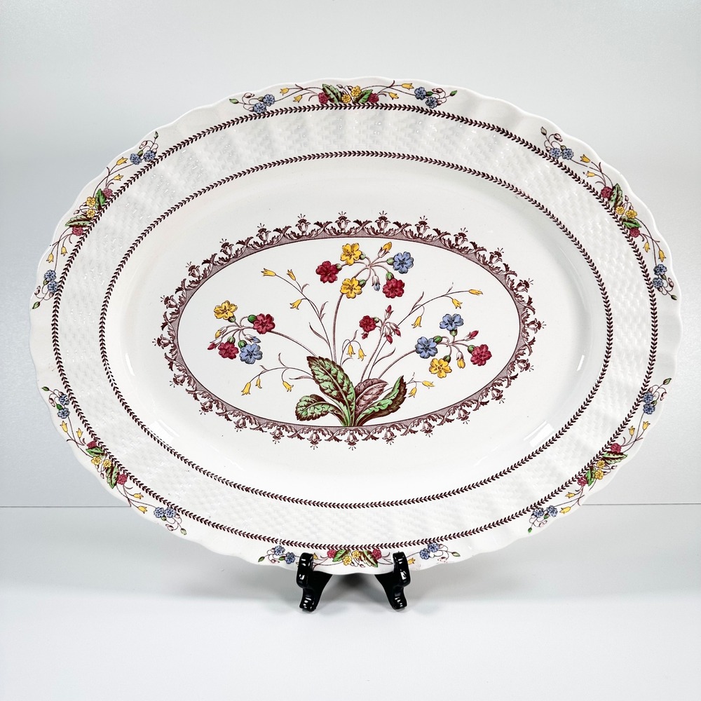 Vintage Spode's Cowslip Serving Platter Copeland S.713‎ Porcelain Floral England